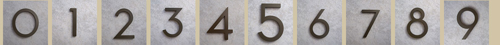 bronze-address-numbers